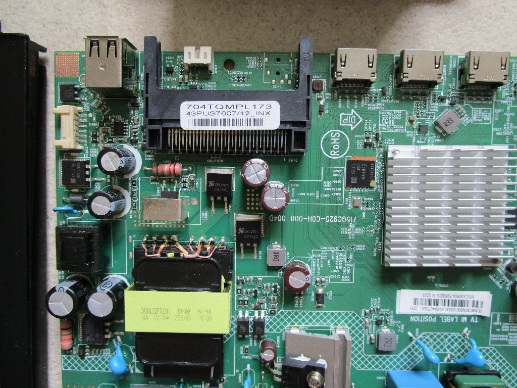 43PUS7607/12 onderdelen, Philips, 50 Hz, LCD, Ophalen of Verzenden