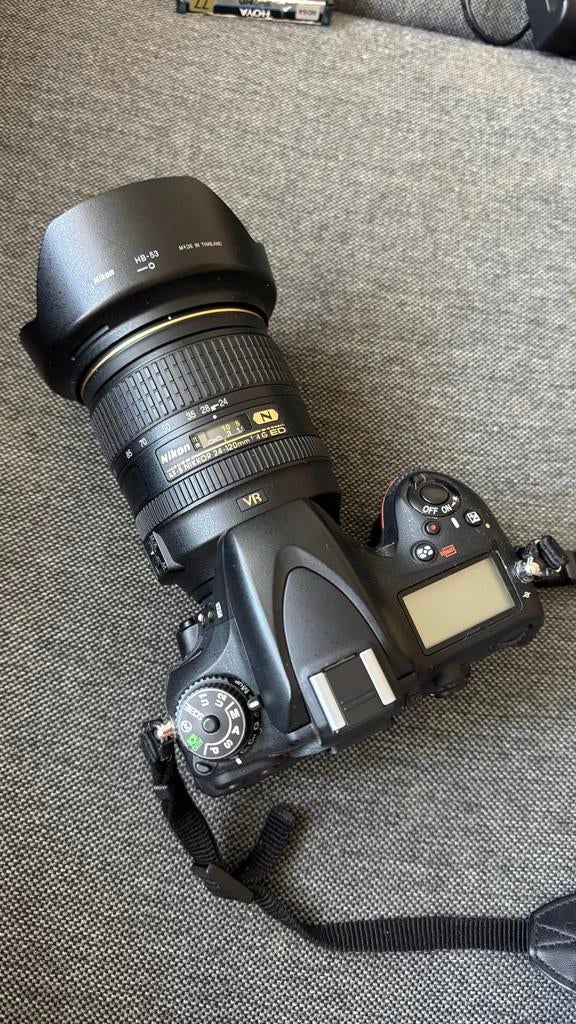 Nikon D600 met AF-S 24-120mm F/4G ED VR lens, Gebruikt, Spiegelreflex, Ophalen of Verzenden, 4 t/m 7 keer