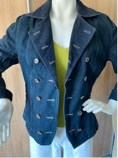 Denim spijkerjasje van Blue River mt. L, Kleding | Dames, Blauw, Maat 42/44 (L), Ophalen of Verzenden, Zo goed als nieuw