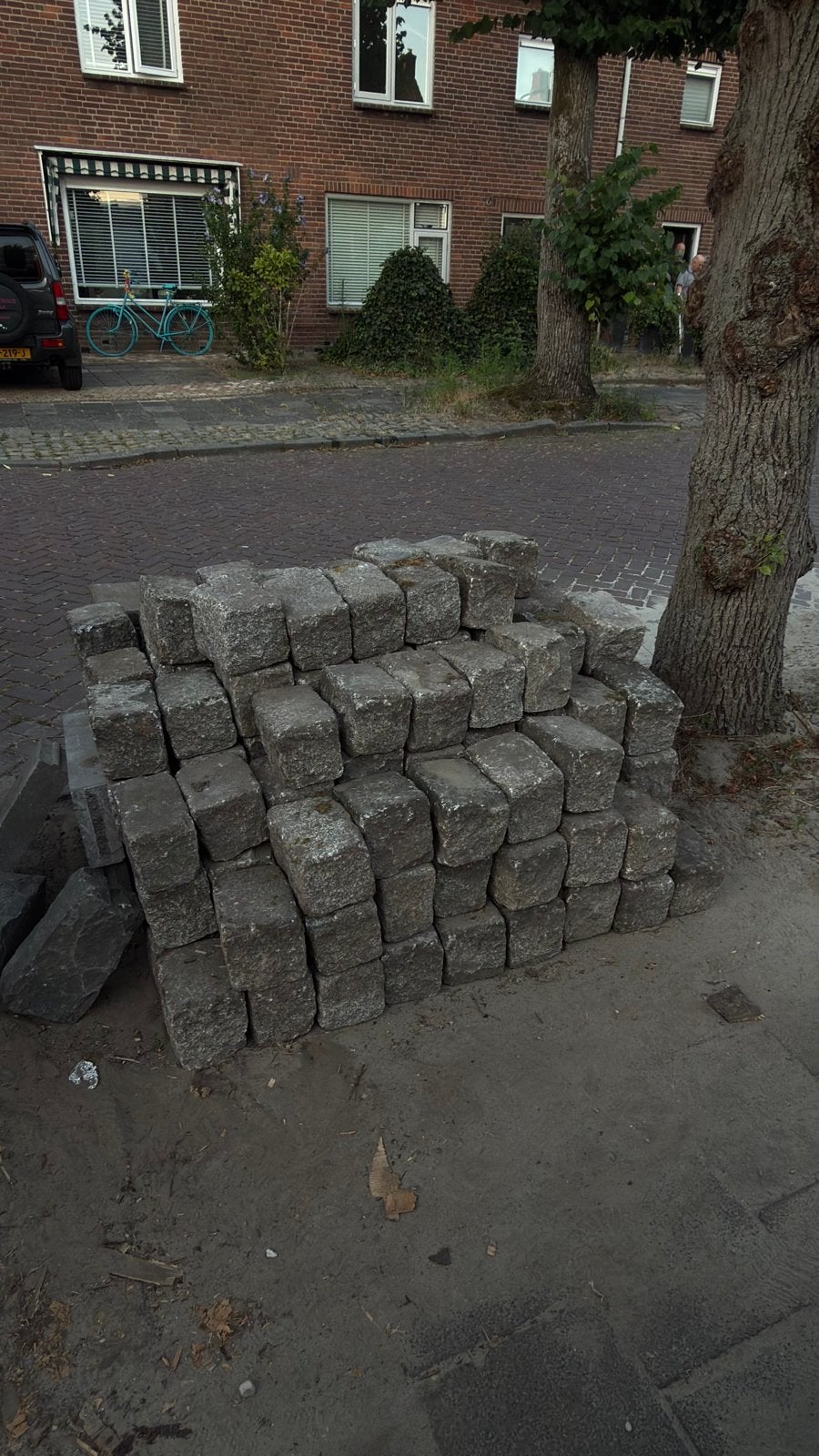 Granieten Kasseien 15x12x12 cm voor 5-6 m², Ophalen, Gebruikt, Overige typen, 5 tot 10 m²