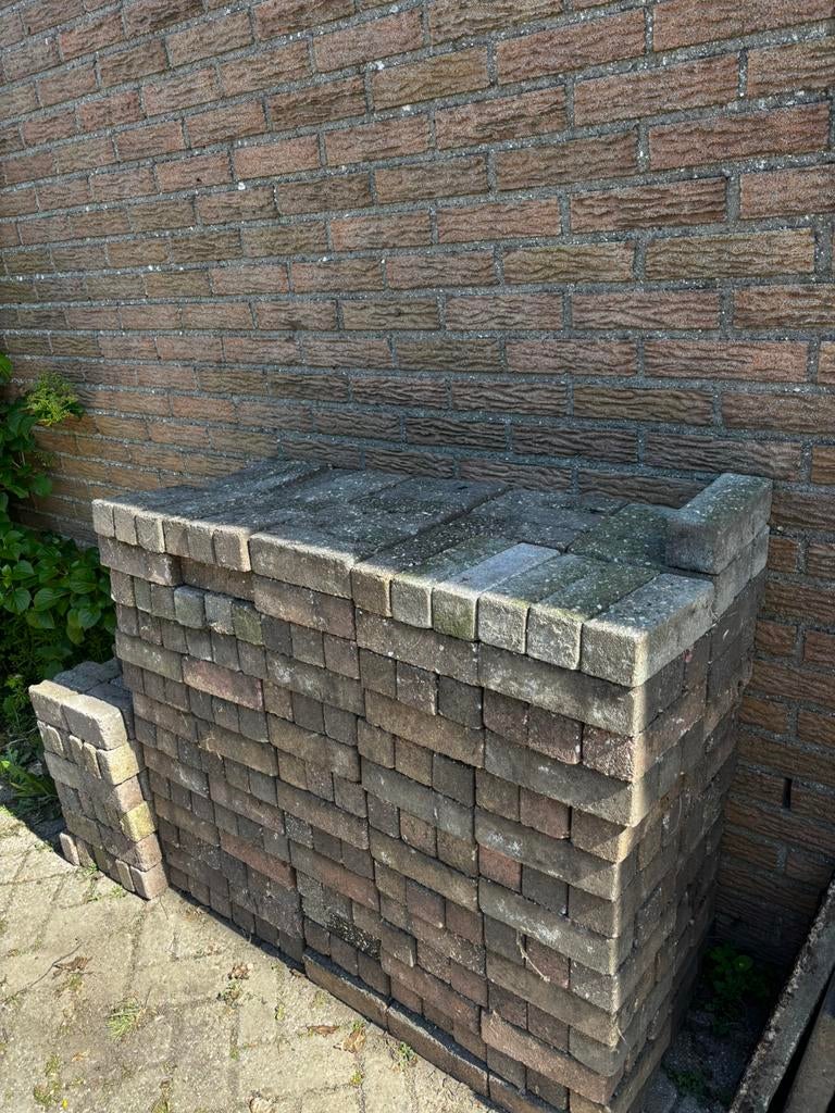 Klinkers 420 stuks (20x6,5cm), Ophalen, Gebruikt, Beton, Klinkers