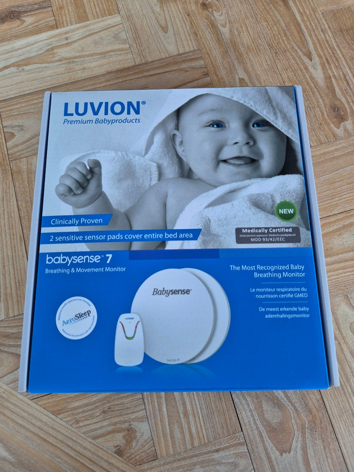 Luvion Babysense 7 Ademhalingsmonitor Nieuw in doos, Ophalen of Verzenden, Nieuw