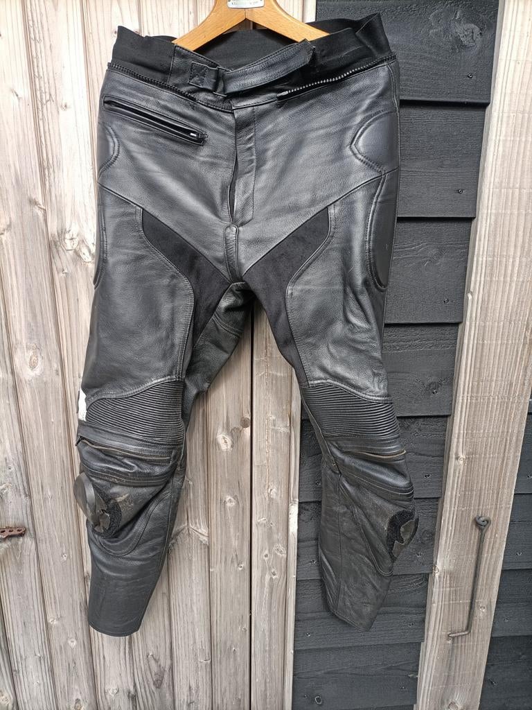 Spool soepele lederen motorbroek - Maat 52, Motoren, Broek | leer, Heren, Ophalen of Verzenden, Spool