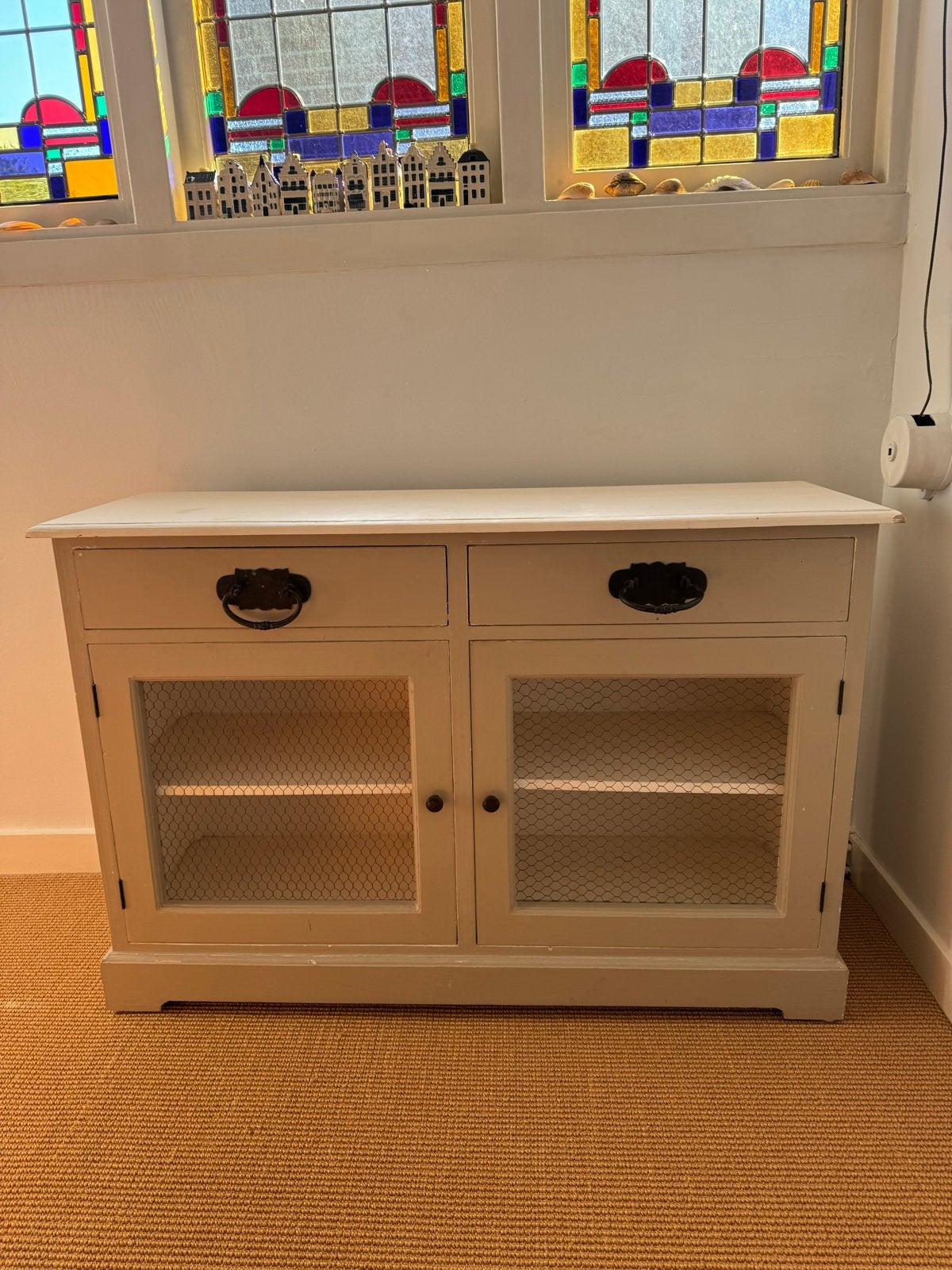 Riviera Maison dressoir/kastje met lades en deuren, Huis en Inrichting, Ophalen, 100 tot 150 cm, Zo goed als nieuw, Met lade(s)