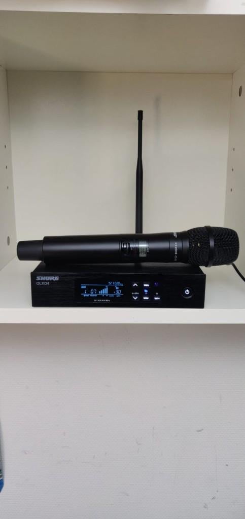 Shure QLXD4 ontvanger + KSM9H5 Microfoon, Muziek en Instrumenten, Microfoons, Ophalen of Verzenden, Nieuw, Zangmicrofoon, Draadloos
