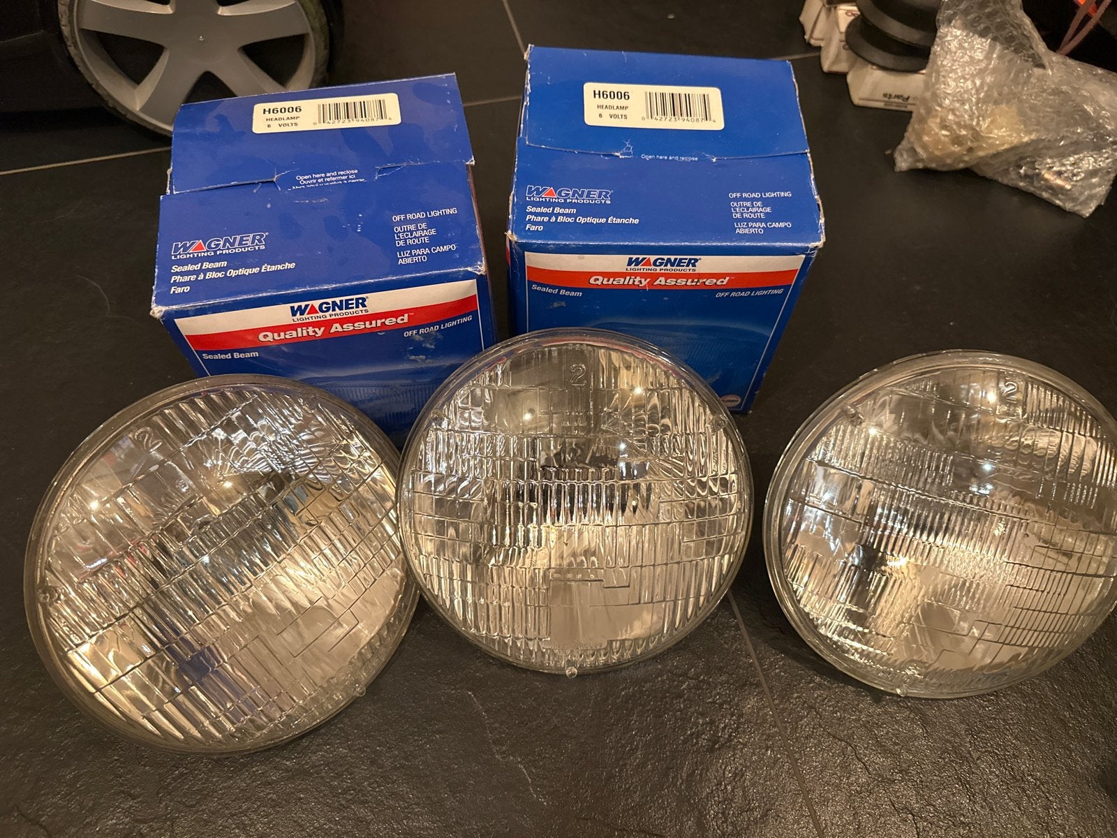 V6 H6006 Sealed Beam Koplampen (5 stuks), Ophalen of Verzenden, Nieuw, Universele onderdelen