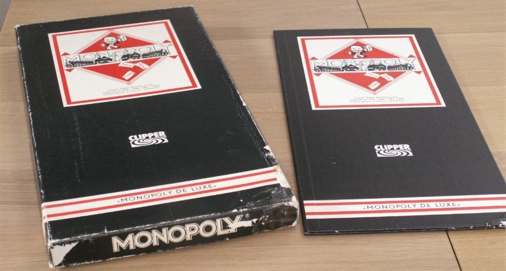 Oud MONOPOLY spel bord speelbord jaren 60 merk CLIPPER, Ophalen of Verzenden