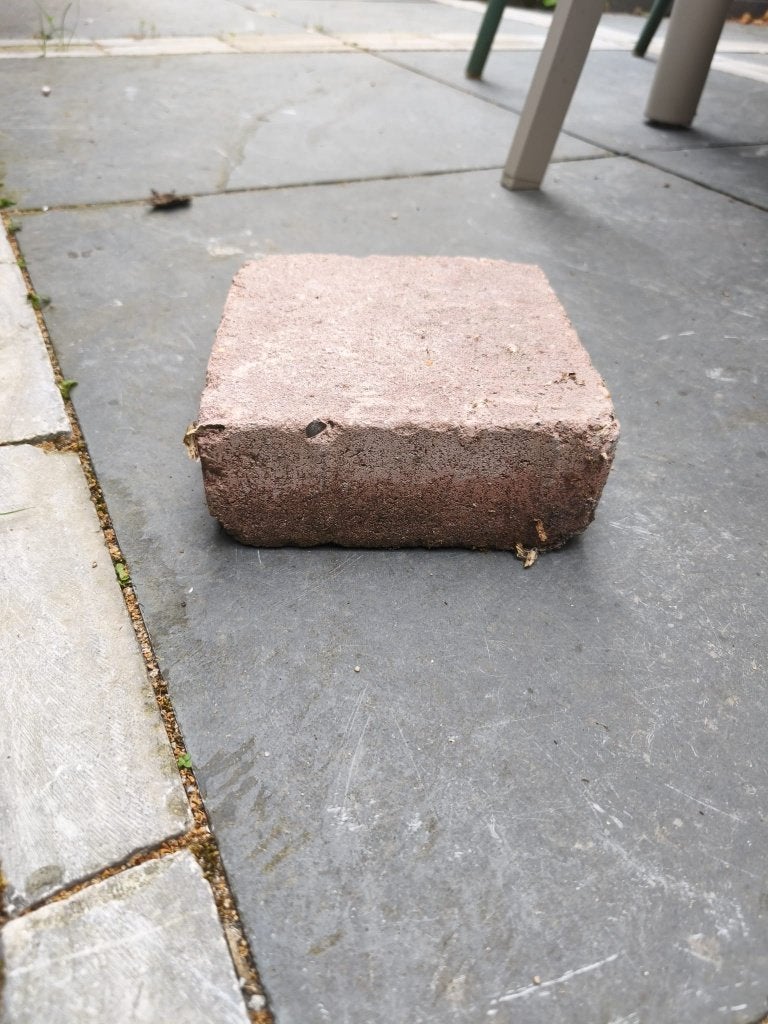 Getrommelde betonklinkers, afhalen Leiden/Zoeterwoude, Ophalen, Gebruikt, Klinkers, Minder dan 5 m²