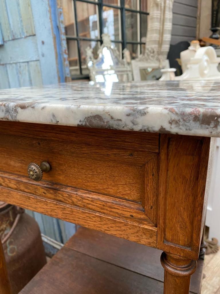 Twee brocante Franse kastjes nachtkastjes, Ophalen
