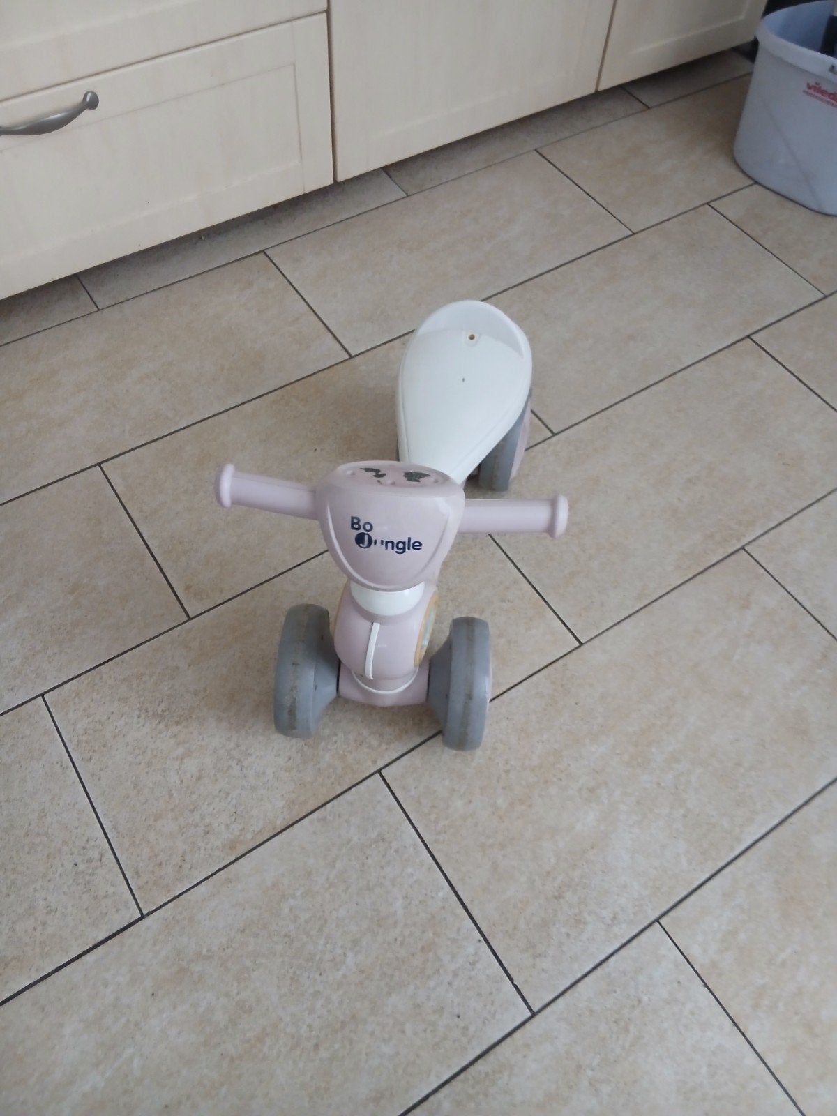 Roze loopfietsje Bo Jungle, Ophalen, Gebruikt, Loopfiets