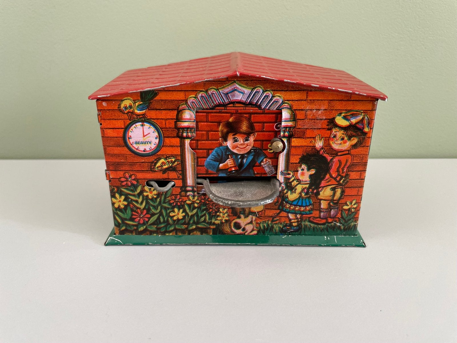 Spaarpot Kids saving bank, Verzamelen, Spaarpotten, Ophalen of Verzenden, Gebruikt, Steen, Aardewerk of Keramiek, Dier