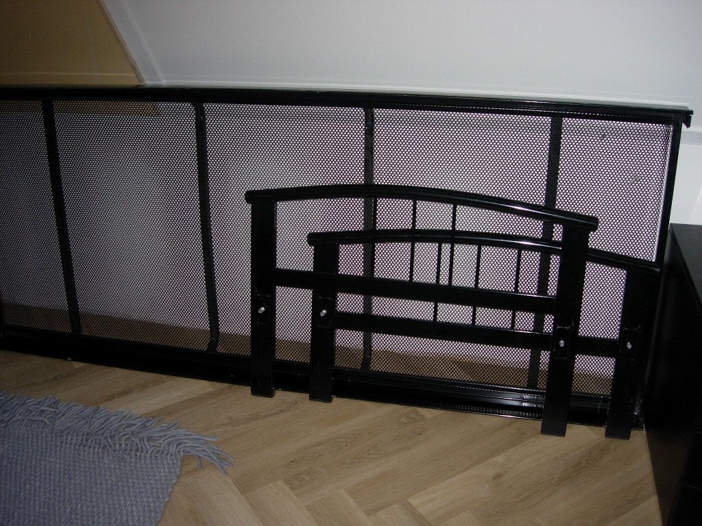 bed, matrasmaat 90x220, Ophalen, Gebruikt, 90 cm, Eenpersoons