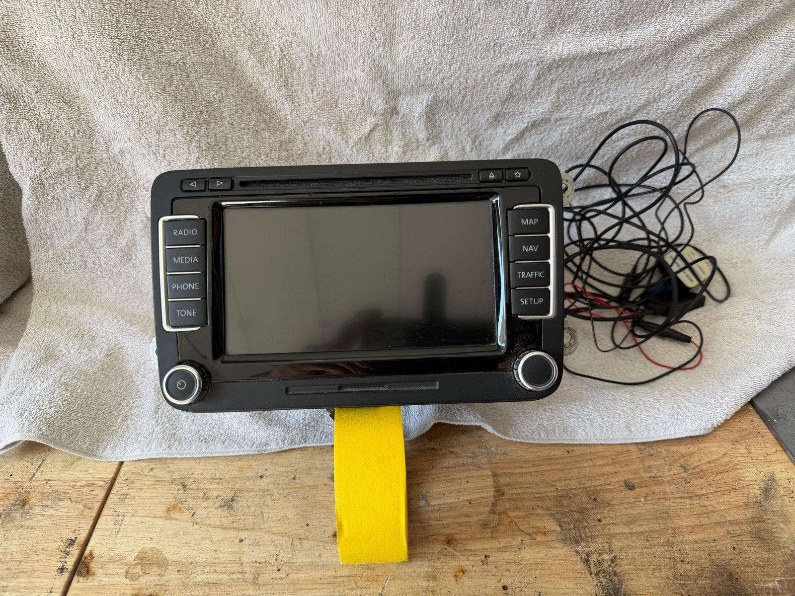 VW RNS 510 Navigatiesysteem Radio Continental, Ophalen of Verzenden, Gebruikt
