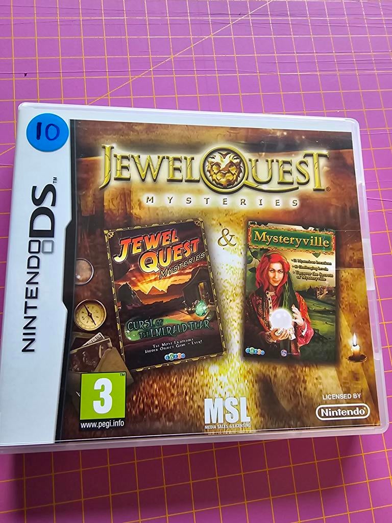 Jewel Quest Mysteries & Mysteryville Nintendo DS, Puzzel en Educatief, Gebruikt, 1 speler, Ophalen of Verzenden