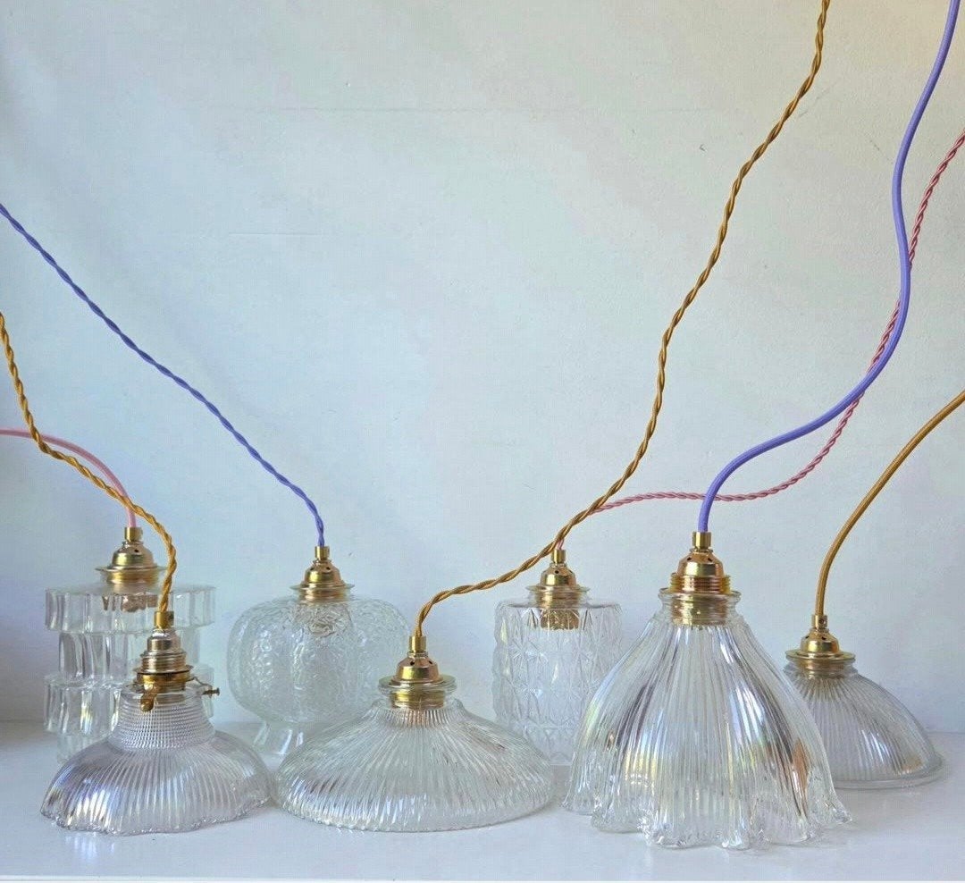 Lampjes hanglampen vintage transparant, Huis en Inrichting, Ophalen of Verzenden