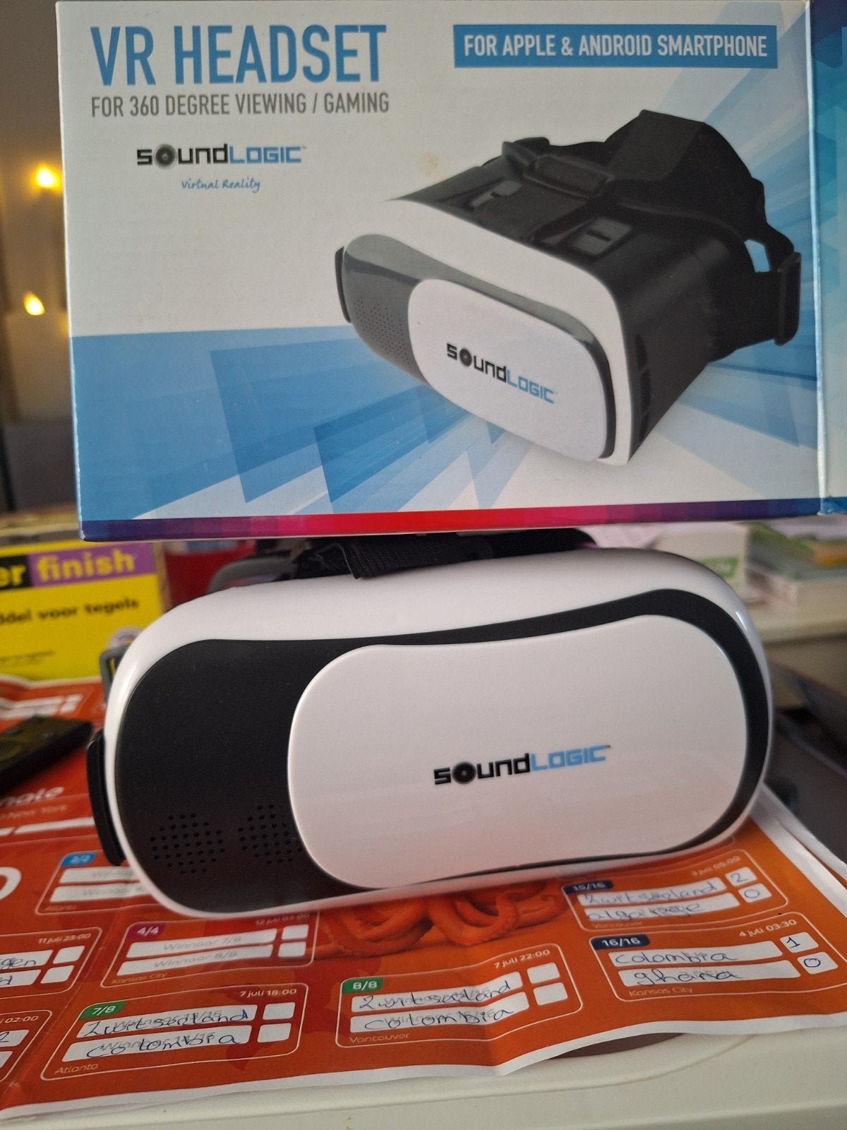 SoundLOGIC VR Headset voor Apple & Android Smartphones, Ophalen