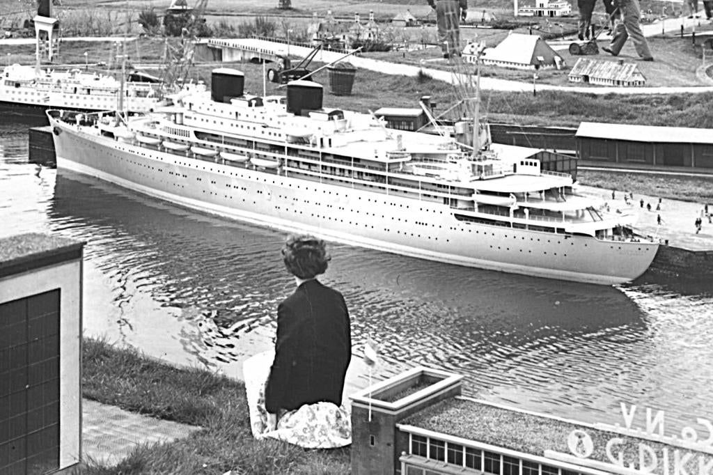 948309 Madurodam Den Haag 1961 Haven Gelopen met postzegel, Ophalen of Verzenden, 1960 tot 1980, Gelopen, Zuid-Holland