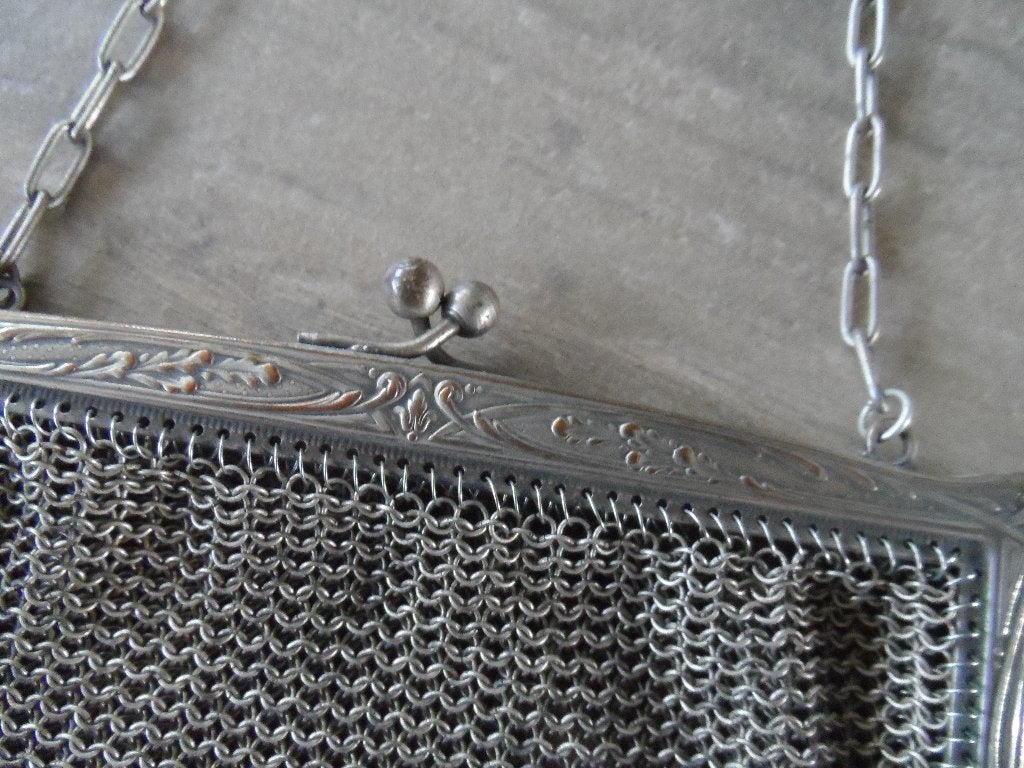 Antiek beugeltasje., Antiek en Kunst, Ophalen of Verzenden