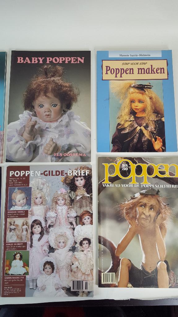Knutselboeken Poppen Maken, vintage boeken, 5 stuks. 3A1, Ophalen of Verzenden, Gelezen, Poppen maken