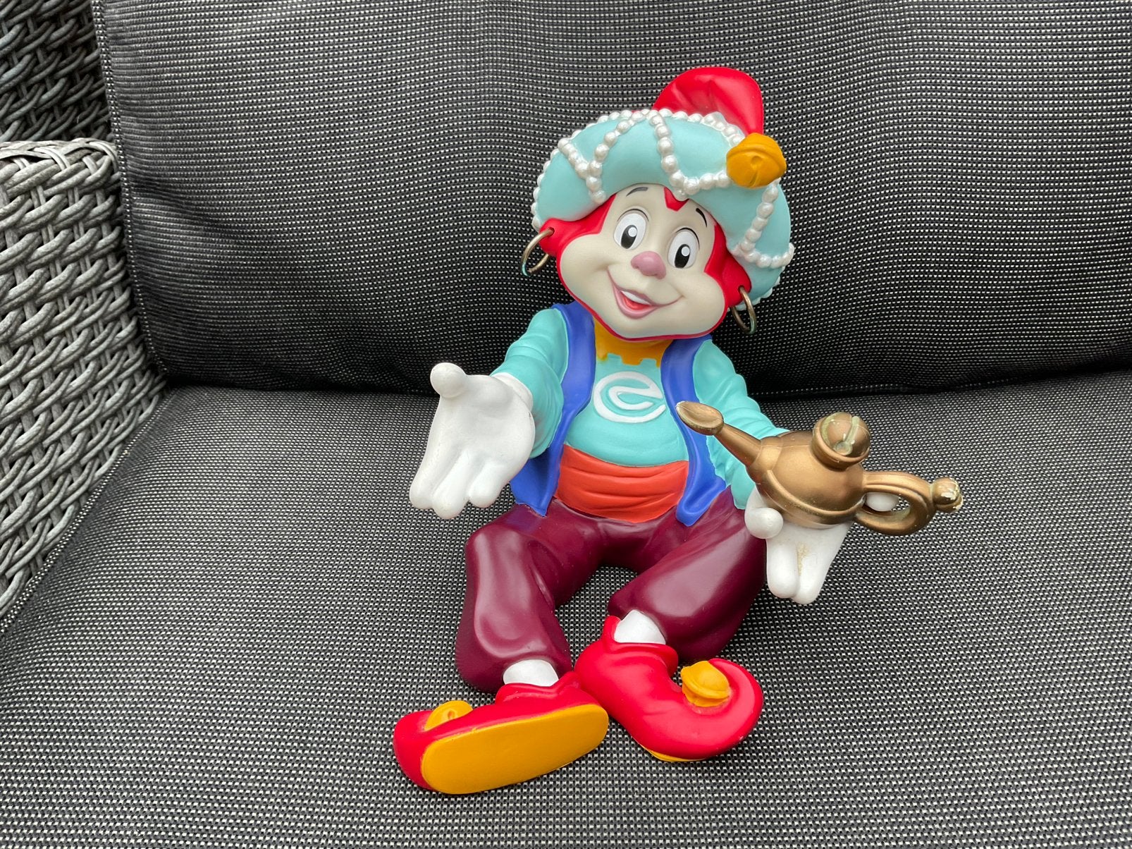 Zgan, niet kapot, zonder dop efteling Pardoes spaarpot, Verzamelen, Ophalen, Zo goed als nieuw, Beeldje of Poppetje
