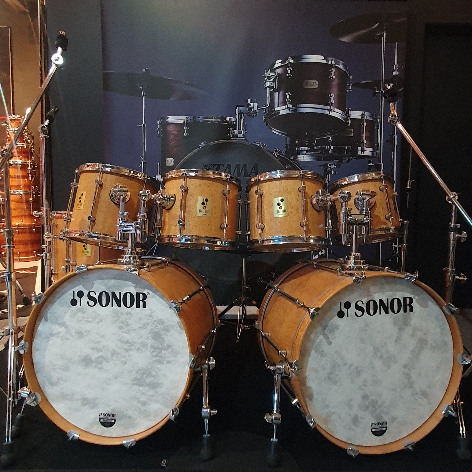 Sonor Force 3000: Scandinavische birch. Grote set- up, Muziek en Instrumenten, Ophalen of Verzenden, Zo goed als nieuw, Sonor