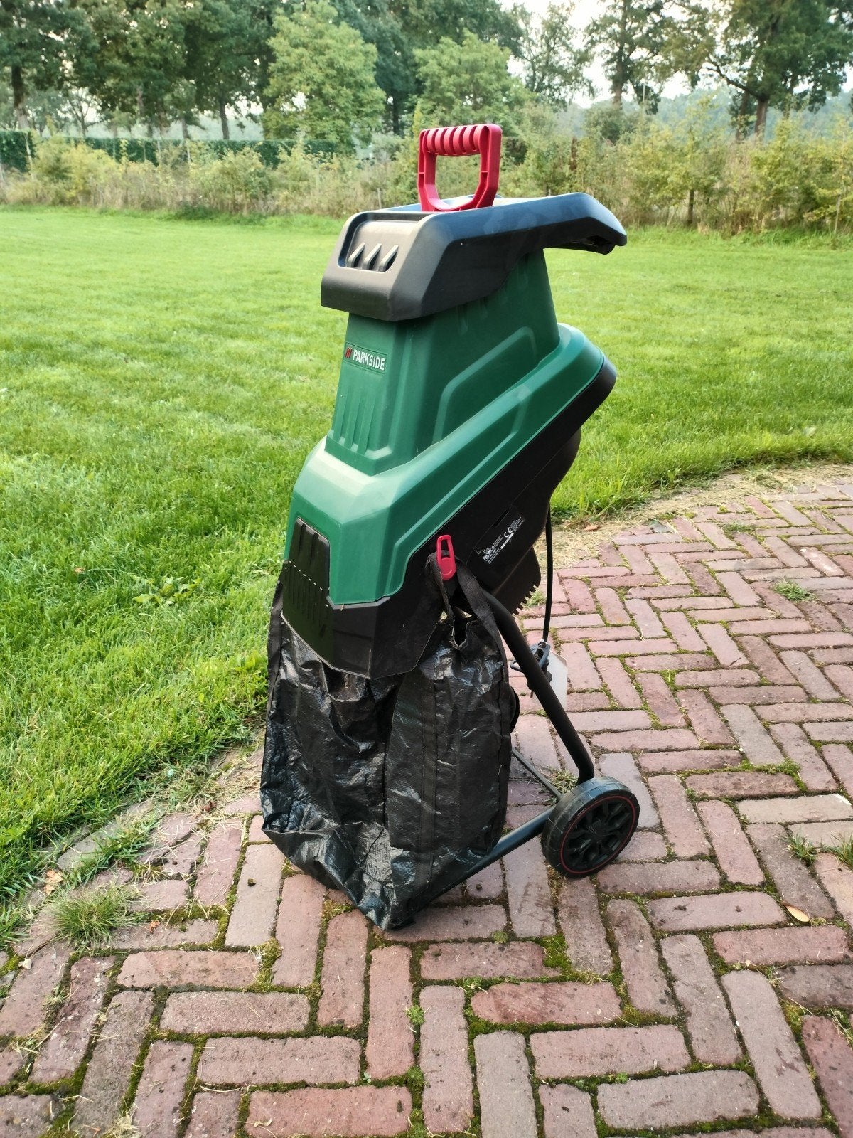 Parkside elektrische hakselaar - Zo goed als nieuw, Ophalen, Met opvangzak, Elektrisch, Parkside