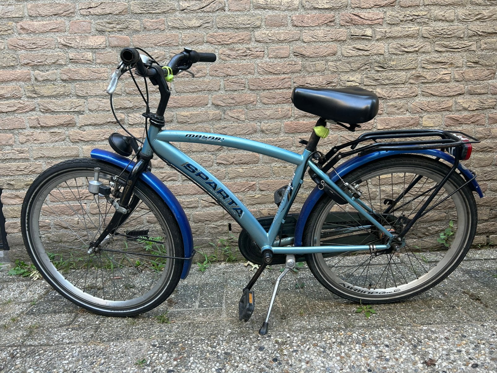 Blauwe Sparta jongensfiets 24 inch voor 8-12 jaar, Fietsen en Brommers, Fietsen | Jongens, Ophalen, Velgrem, Versnellingen, Gebruikt
