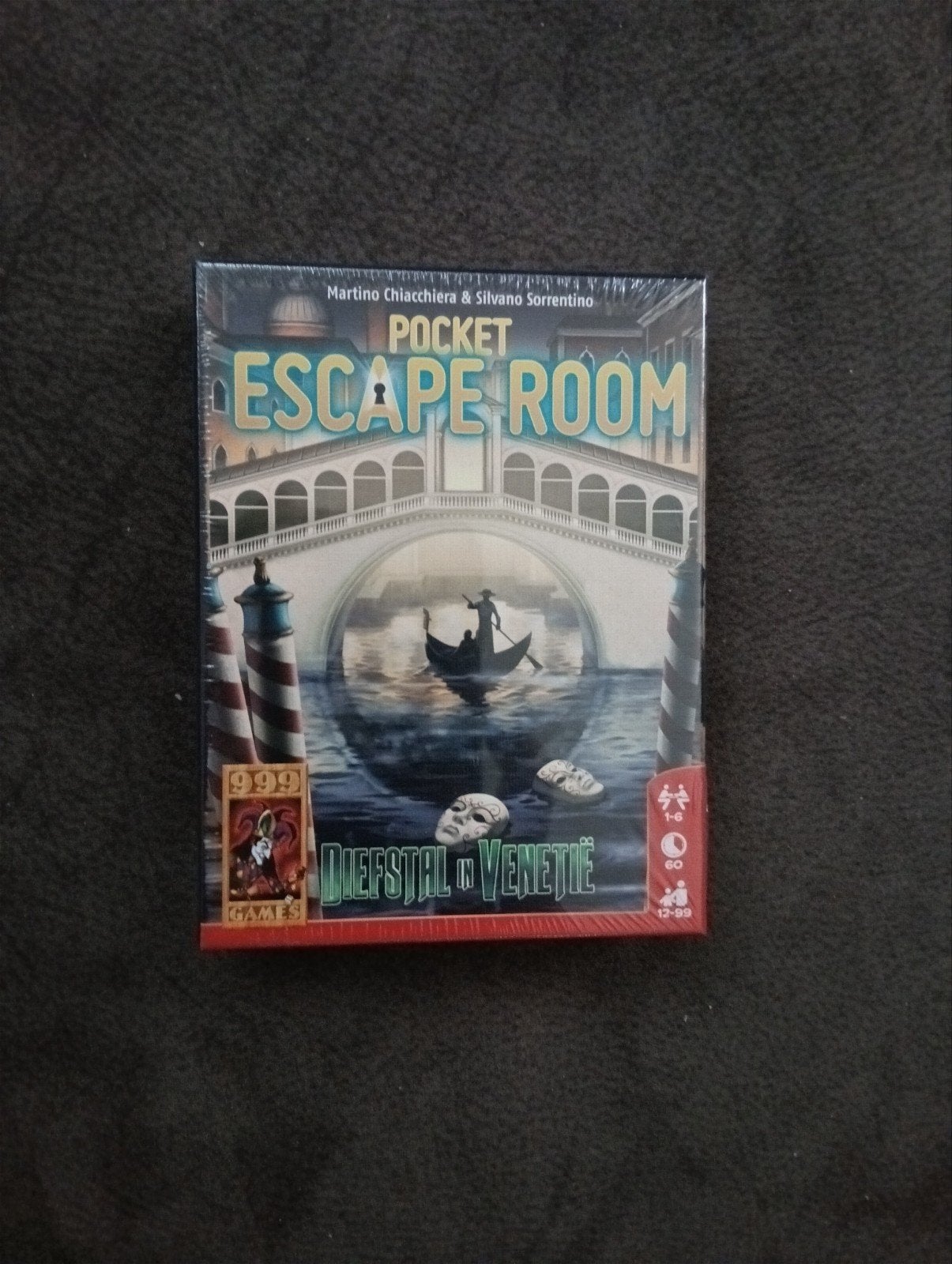 Pocket Escape Room: Diefstal in Venetië - Nieuw in seal, Vijf spelers of meer, Ophalen of Verzenden, Nieuw, 999 Games