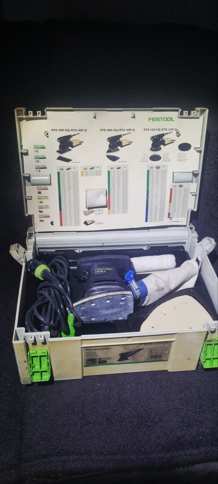 Festool DTS 400 EQ-Plus vlakschuurmachine, Doe-het-zelf en Verbouw, Ophalen of Verzenden, Gebruikt, Minder dan 600 watt, Vlakschuurmachine