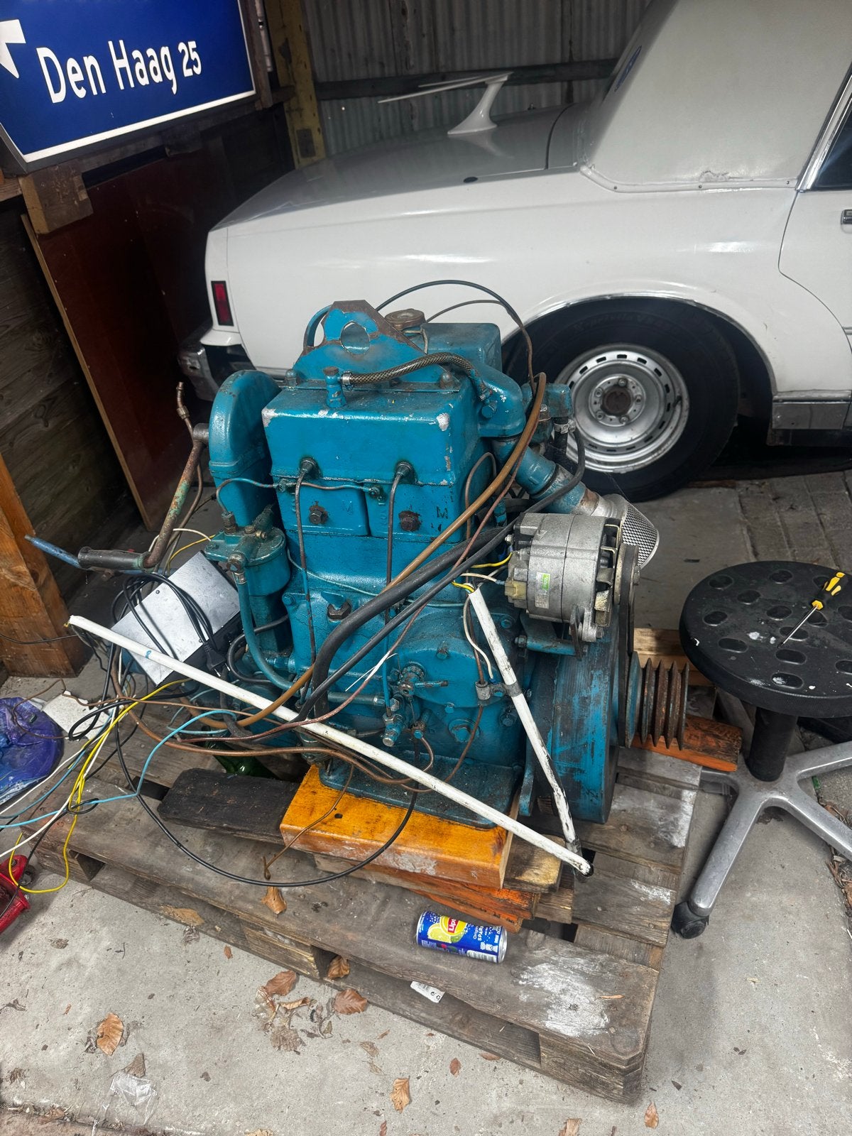 Sabb 2 cilinder dieselmotor met keerkoppeling, Watersport en Boten, 10 tot 30 pk, Gebruikt, Binnenboordmotor, Diesel