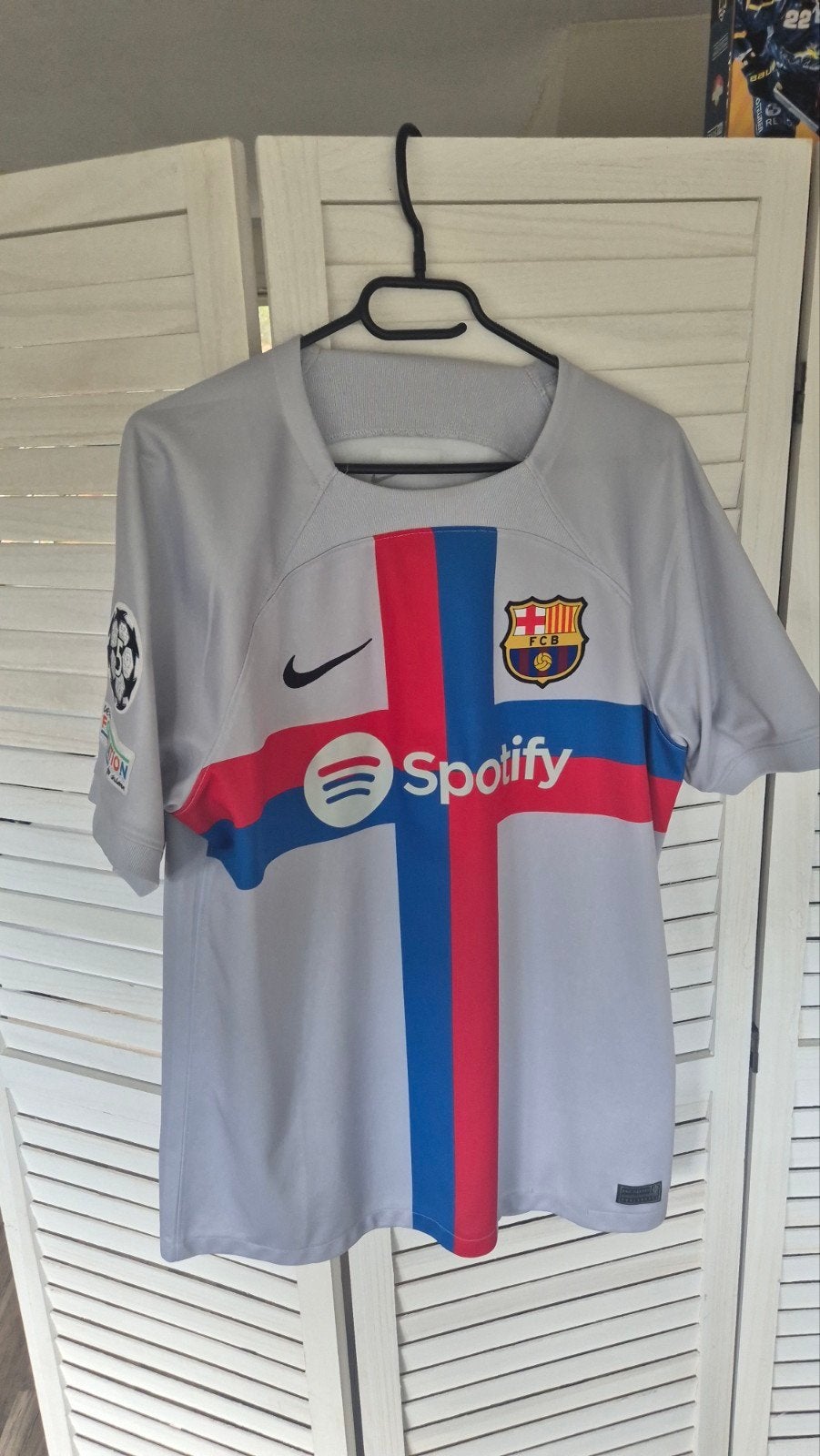 FC Barcelona Lewandowski uitshirt 2022/2023, Nike, Overige maten, Ophalen of Verzenden, Zo goed als nieuw
