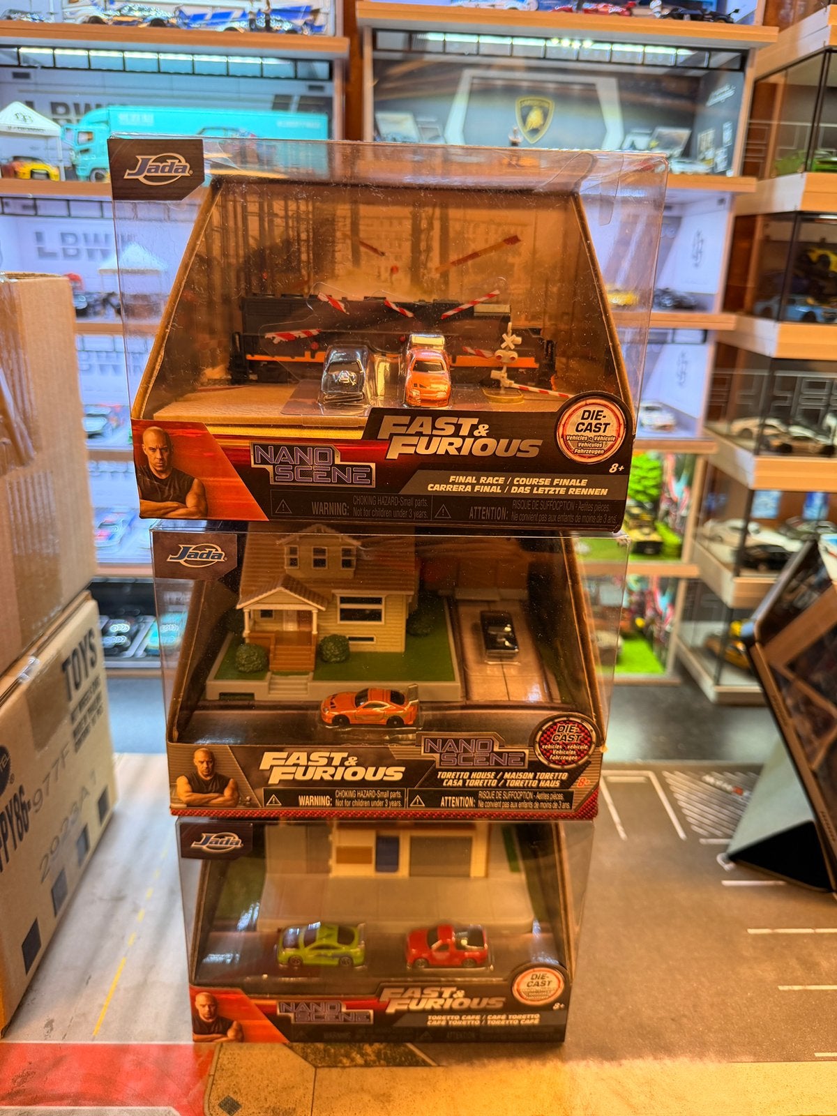 Fast furious Nano set 3 stuks, Ophalen of Verzenden, Zo goed als nieuw, Auto