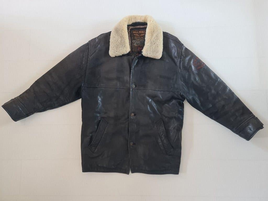 Pall mall leren pilotenjas mt XL, Ophalen, Bruin, Maat 56/58 (XL), Pme Legend