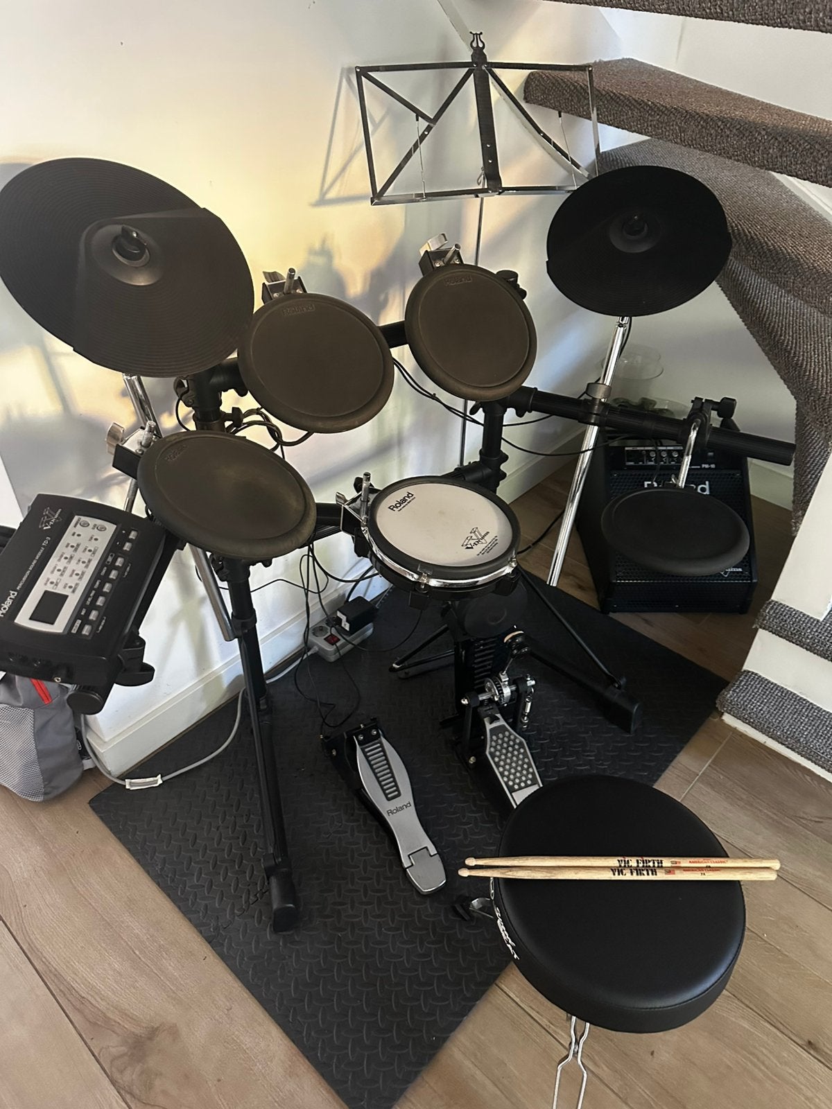 Compleet elektronisch drumstel, V-drum set Roland TD-3, Muziek en Instrumenten, Ophalen, Gebruikt, Roland, Elektronisch