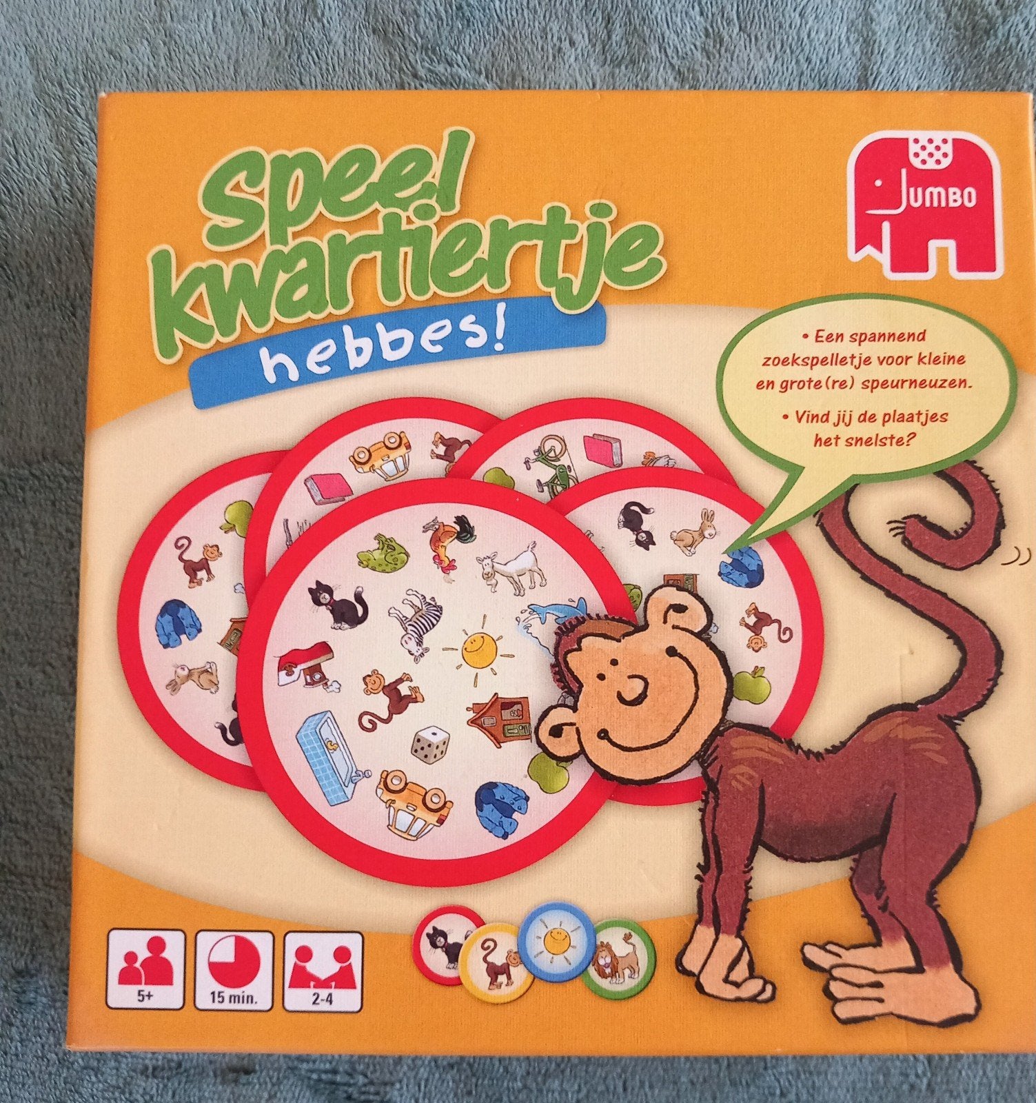 Z.G.A.N. Hebbes Zoekspelletje Jumbo Educatie Speurneuzen, Ophalen of Verzenden, Zo goed als nieuw, Ontdekken