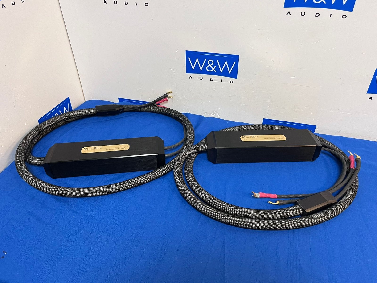 Transparent Audio MusicWave Ultra luidsprekerkabels 2,5m, Gebruikt, ., Ophalen of Verzenden, 2 tot 5 meter