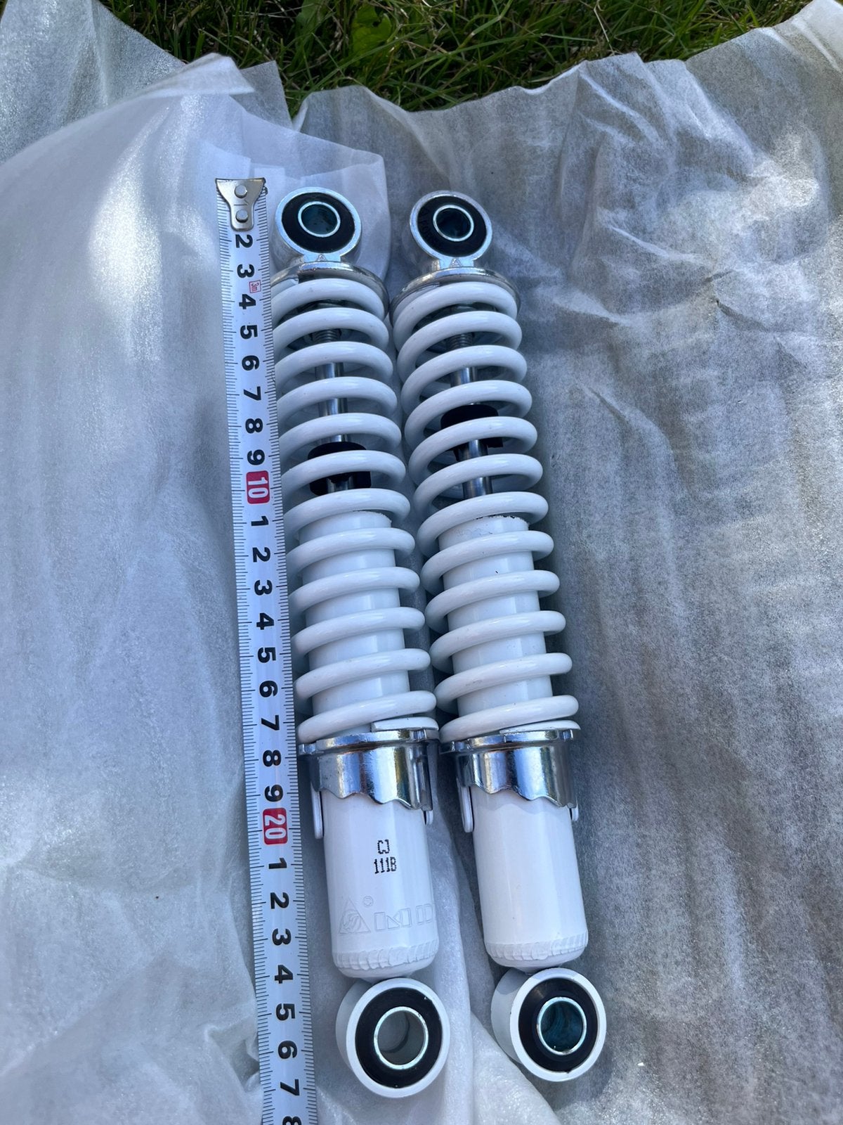 🟥 Nieuw Witte 260mm Schokbrekers Gilera Citta of Puch 🟥, Ophalen of Verzenden, Nieuw, Overige typen, Gilera