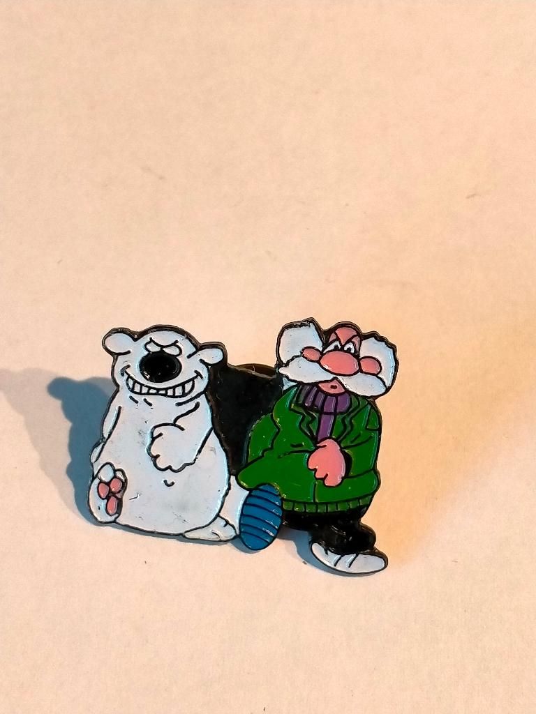 Dommel en Semafoor strip hond Lombard vintage pin tekenfilm, Verzamelen, Verzenden, Gebruikt