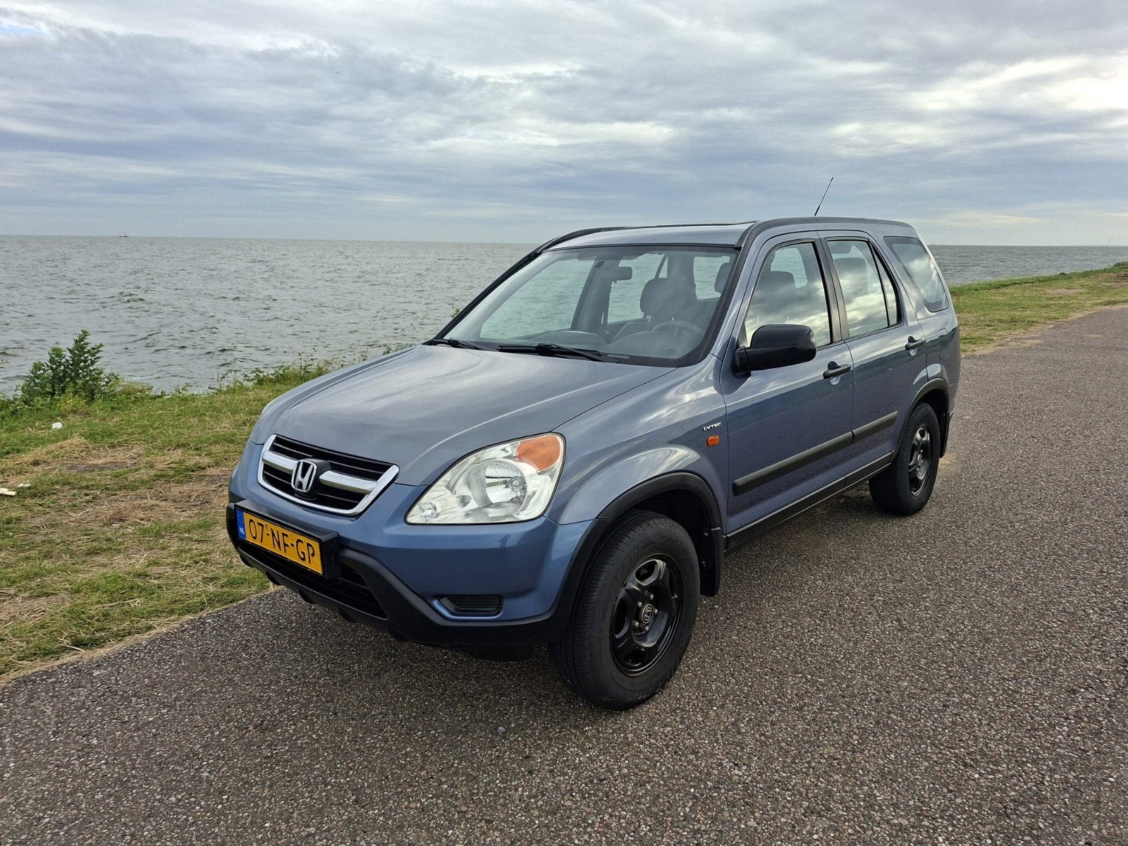 Honda CR-V 2.0 I 2003 Blauw, Auto's, Honda, 1998 cc, 1429 kg, 4 cilinders, Blauw