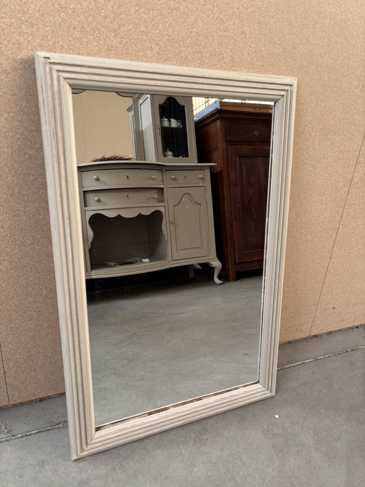 Brocante spiegel, Huis en Inrichting, Ophalen, Studio Larilo, Studiolarilo@gmail.com, Zo goed als nieuw