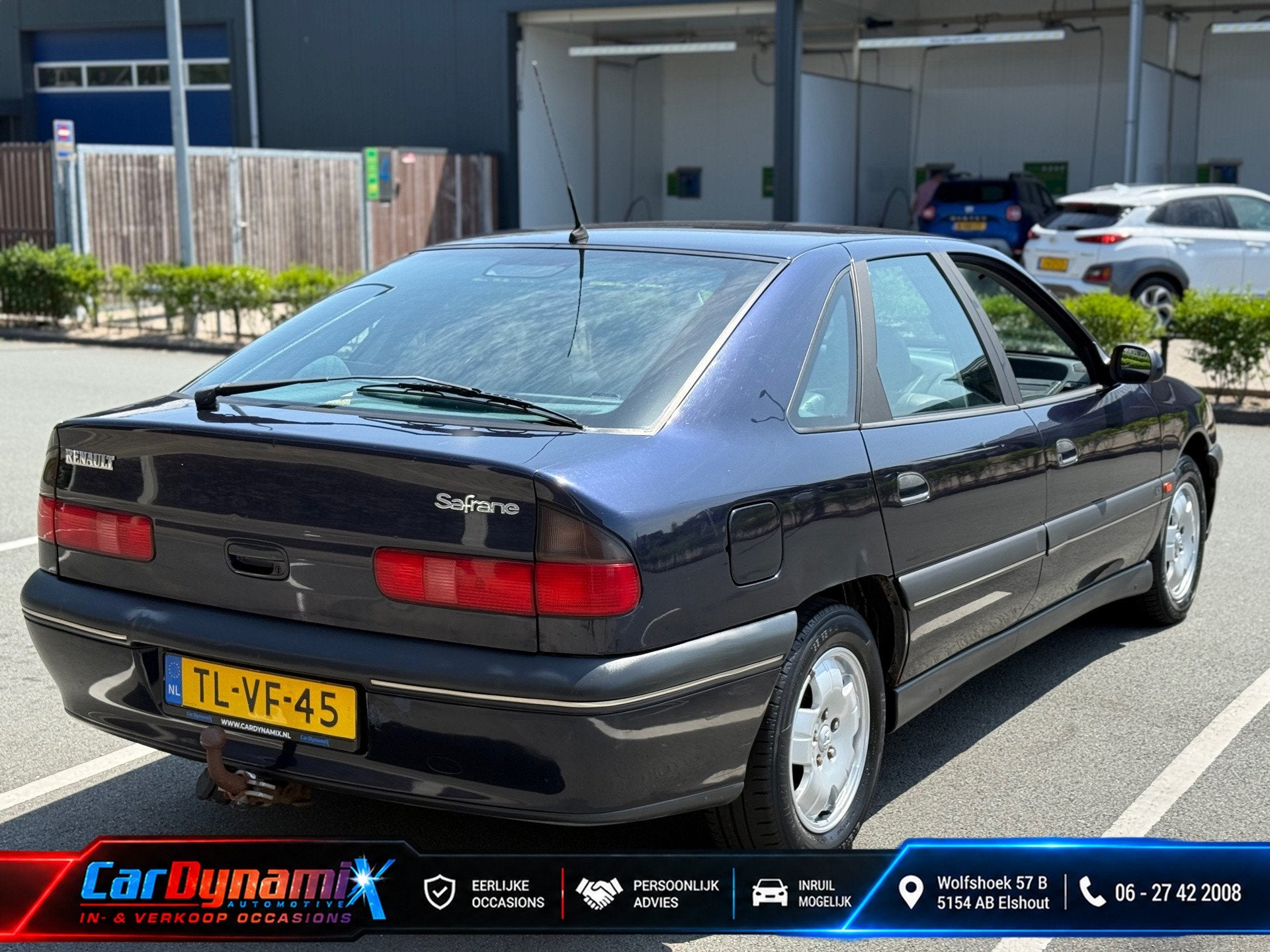 Renault Safrane 2.5 RXE | Automaat | Leder | Airco | Zeldzaa, Gebruikt, Blauw, Bedrijf, 2435 cc