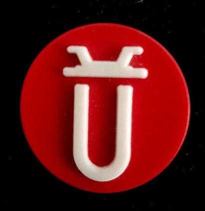 Utrecht Jaarbeurs speld- rood plastic, Verzamelen, Verzenden, Nieuw, Stad of Land, Speldje of Pin