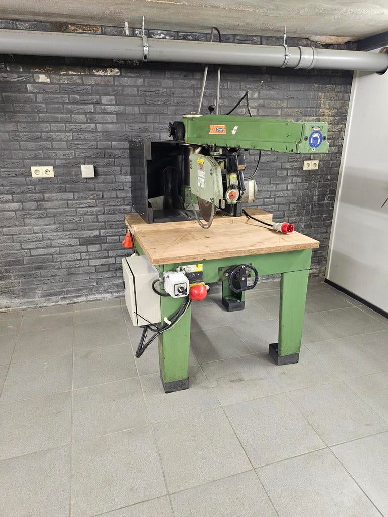 Maggi 960 Radiaalzaag met Hoogteverstelling en noodstop, Ophalen, Gebruikt, 70 mm of meer, Maggi