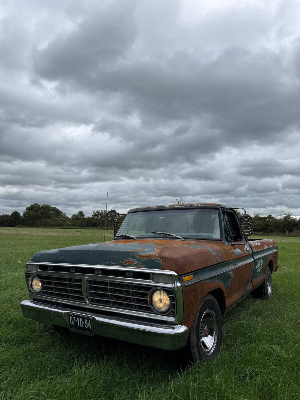 Ford F100 Custom 1973 360cui V8 LPG Automaat Farm Truck, Auto's, Oldtimers, Automaat, 5886 cc, Particulier, LPG