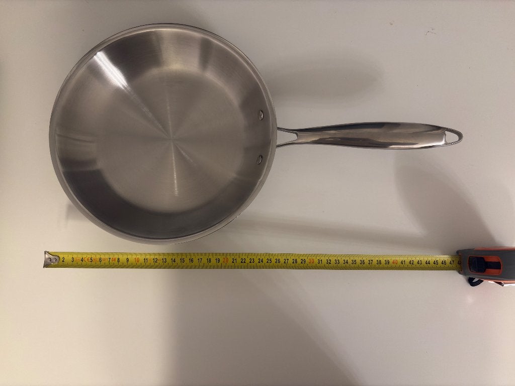Stainless steel pan, Ophalen, Braadpan, Nieuw, Rvs