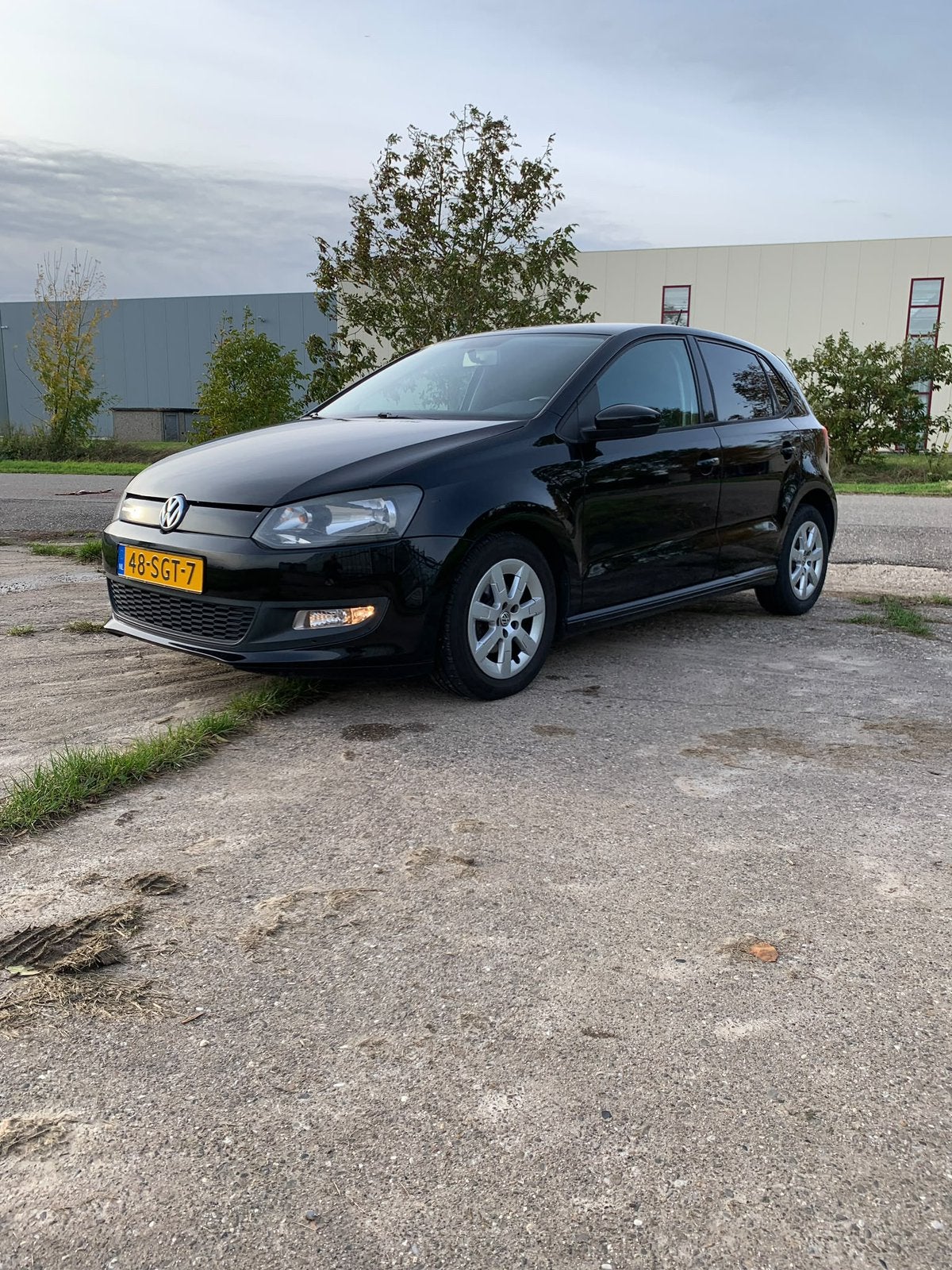 Volkswagen Polo 1.2 TDI 55KW BM 2011 Zwart, Auto's, Voorwielaandrijving, 74 pk, 1199 cc, 96 €/maand
