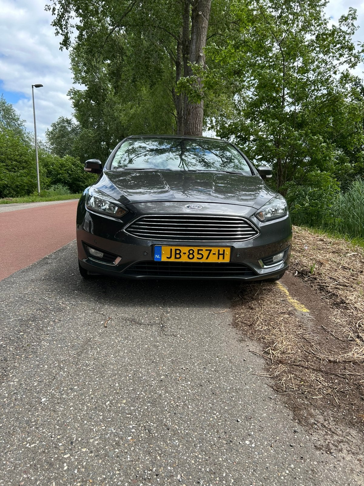 Ford Focus 1.0 Ecoboost 92KW 5D 2016 Grijs, Auto's, USB, Zwart, Origineel Nederlands, 1200 kg