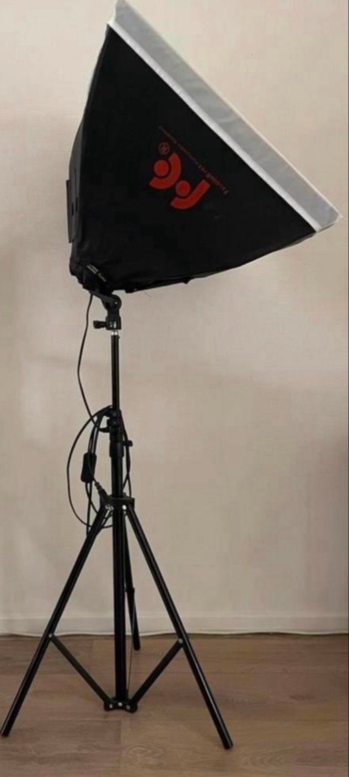 Fotostudio Softbox met Statief en Lamp - Falcon Eyes, Ophalen, Zo goed als nieuw, Lamp of Flitsset