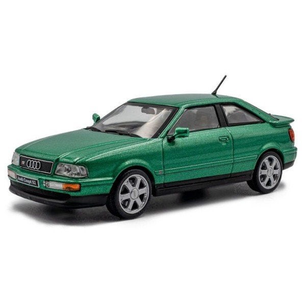 Audi S2 Coupe 1994 Groen Schaal 1/43 Solido, Solido, Auto, Solido, Nieuw