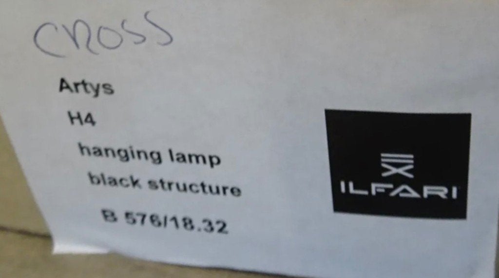NIEUW LED hanglamp strak Ilfari Artys Cross twv € 1500,00!!, Ophalen of Verzenden, Nieuw, Maretti Flos Artemide design strak zwart Moooi